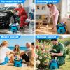 image5 Gallon Collapsible Bucket with Handle Car Wash Bucket Foldable Water Storage Container for Camping Fishing Beach Gardening Portable Laundry Wash Basin for RV Cleaning Supplies Swamp Emergency Prep