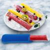 image6 Pack Reusable Popsicles Frozen Bags Ice Pop Stick Sleeves for Kids Popsicles Molds for Reusable Yogurt Tubes Popsicle Bulk Ice Pops Holder Useful Popsicle Holders for kids No DripBlue