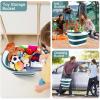 imageCollapsible Bucket for Cleaning 42 Gallons Mop Bucket with Handle for Floor Window Car Washing Silicone Ice Buckets for Parties Camping Fishing Beach RV Laundry Storage Household Cleaning SuppliesGreen