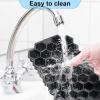 imageIce Cube Trays with Lids for Freezer 33 Sphere Ice Cube Tray with Easy Release for Iced Coffee or Ice Drinks Ice Tray with Lids Ice Cube Mold for Reusable Ice Cubes for Ice Bucket 3 PackBlack