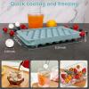 imageIce Cube Trays with Lids for Freezer 33 Sphere Ice Cube Tray with Easy Release for Iced Coffee or Ice Drinks Ice Tray with Lids Ice Cube Mold for Reusable Ice Cubes for Ice Bucket 3 PackBlueArgentinan Blue
