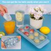 imageIce Cube Trays with Lids for Freezer 33 Sphere Ice Cube Tray with Easy Release for Iced Coffee or Ice Drinks Ice Tray with Lids Ice Cube Mold for Reusable Ice Cubes for Ice Bucket 3 PackBlueAero