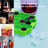 imageIce Cube Trays with Lids for Freezer 33 Sphere Ice Cube Tray with Easy Release for Iced Coffee or Ice Drinks Ice Tray with Lids Ice Cube Mold for Reusable Ice Cubes for Ice Bucket 3 PackGreen