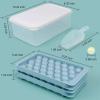 imageIce Cube Trays with Lids for Freezer 33 Sphere Ice Cube Tray with Easy Release for Iced Coffee or Ice Drinks Ice Tray with Lids Ice Cube Mold for Reusable Ice Cubes for Ice Bucket 3 PackBlueArgentinan Blue