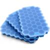 imageIce Cube Trays with Lids for Freezer 33 Sphere Ice Cube Tray with Easy Release for Iced Coffee or Ice Drinks Ice Tray with Lids Ice Cube Mold for Reusable Ice Cubes for Ice Bucket 3 PackBlue