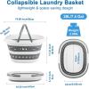 imageLaundry Basket Collapsible 16L Small Clothes Hamper PopUp Laundry Baskets with Handles Foldable Plastic Bin Storage Containers for Clothes Baby Kids Hamper Storage Organizer for Dorm Room Bathroom28L