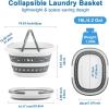 imageLaundry Basket Collapsible 16L Small Clothes Hamper PopUp Laundry Baskets with Handles Foldable Plastic Bin Storage Containers for Clothes Baby Kids Hamper Storage Organizer for Dorm Room Bathroom16L