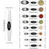 imageMagnetic Measuring Spoons Set with Leveler Stackable Stainless Steel Tablespoons for Baking Fits in Spice JarsSliver
