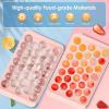 imageWIBIMEN Ice Cube Tray with Lid and Bin  Round Ice Trays for Freezer with Lid  Ice Cube Trays for Freezer with Ice Container 1quot2PACK BlackPink