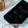 imageWIBIMEN Large Ice Cube Molds Big Round Whiskey Ice Cube Trays for Freezer Easy to Fill ampamp Release Whiskey Bourbon Cocktail19In6 Balls Blue2 PackBlack2 Pack
