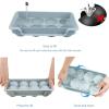 imageWIBIMEN Large Ice Cube Molds Big Round Whiskey Ice Cube Trays for Freezer Easy to Fill ampamp Release Whiskey Bourbon Cocktail19In6 Balls Blue2 PackBlue2 Pack