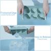 imageWIBIMEN Large Ice Cube Molds Big Round Whiskey Ice Cube Trays for Freezer Easy to Fill ampamp Release Whiskey Bourbon Cocktail19In6 Balls Blue2 PackBlue2 Pack