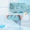 imageWIBIMEN Large Ice Cube Molds Big Round Whiskey Ice Cube Trays for Freezer Easy to Fill ampamp Release Whiskey Bourbon Cocktail19In6 Balls Blue2 PackBlue1 Pack