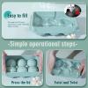 imageWIBIMEN Large Ice Cube Molds Big Round Whiskey Ice Cube Trays for Freezer Easy to Fill ampamp Release Whiskey Bourbon Cocktail19In6 Balls Blue2 PackBlue2 Pack