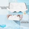 imageWIBIMEN Large Ice Cube Molds Big Round Whiskey Ice Cube Trays for Freezer Easy to Fill ampamp Release Whiskey Bourbon Cocktail19In6 Balls Blue2 PackWhite2 Pack