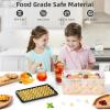 imageWIBIMEN Mini Ice Cube Trays Small Tiny Round Pebble Crushed Nugget Ice Trays for Freezer with Lid  Chilling Drinks Coffee Juice2 Pack055In  BlueBlack