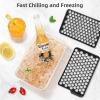imageWIBIMEN Mini Ice Cube Trays Small Tiny Round Pebble Crushed Nugget Ice Trays for Freezer with Lid  Chilling Drinks Coffee Juice2 Pack055In  BlueBlack