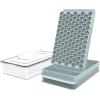 imageWIBIMEN Mini Ice Cube Trays Small Tiny Round Pebble Crushed Nugget Ice Trays for Freezer with Lid  Chilling Drinks Coffee Juice2 Pack055In  BlueBlue