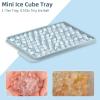 imageWIBIMEN Mini Ice Cube Trays Small Tiny Round Pebble Crushed Nugget Ice Trays for Freezer with Lid  Chilling Drinks Coffee Juice2 Pack055In  BlueBlue