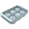 imageWIBIMEN Large Ice Cube Molds Big Round Whiskey Ice Cube Trays for Freezer Easy to Fill ampamp Release Whiskey Bourbon Cocktail19In6 Balls Blue2 PackBlue1 Pack