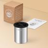 imageClear Ice Cube Maker  25quot Ball  Stainless Steel Clear Ice Maker  Compact Design  for Whiskey Cocktails Bourbon  2 PACK with Ice Tong ampamp Ice BoxMetallicRound