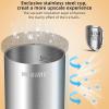 imageClear Ice Cube Maker  25quot Ball  Stainless Steel Clear Ice Maker  Compact Design  for Whiskey Cocktails Bourbon  2 PACK with Ice Tong ampamp Ice BoxMetallicRound