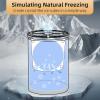 imageClear Ice Cube Maker  25quot Ball  Stainless Steel Clear Ice Maker  Compact Design  for Whiskey Cocktails Bourbon  2 PACK with Ice Tong ampamp Ice BoxMetallicRound