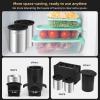 imageClear Ice Cube Maker  25quot Ball  Stainless Steel Clear Ice Maker  Compact Design  for Whiskey Cocktails Bourbon  2 PACK with Ice Tong ampamp Ice BoxMetallicRound