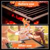 imageWIBIMEN Grill Mats for Outdoor Grill Copper 7pcs Grill Mat 100 NonStick PFOA Free 1575 x 13quot Heavy Duty Reusable and Easy to Clean  Gas Charcoal ampamp Electric BBQCopper 7pcs