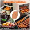 imageWIBIMEN Grill Mats for Outdoor Grill Copper 7pcs Grill Mat 100 NonStick PFOA Free 1575 x 13quot Heavy Duty Reusable and Easy to Clean  Gas Charcoal ampamp Electric BBQCopper 7pcs
