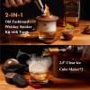 image:imageWhiskey Smoker Kit with Torch 2 Clear Ice Maker amp 2 Whiskey Glasses Complete Cocktail Smoker Kit for Old FashionedBourbonScotchPerfect Whiskey Gifts for MenDadHusbandWhiskey LoversNo ButaneGeneral Cocktail Smoker Kit with Torch