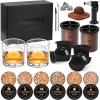 image:imageWhiskey Smoker Kit with Torch 2 Clear Ice Maker amp 2 Whiskey Glasses Complete Cocktail Smoker Kit for Old FashionedBourbonScotchPerfect Whiskey Gifts for MenDadHusbandWhiskey LoversNo ButaneGeneral Cocktail Smoker Kit with Torch