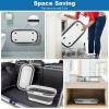 image:image12L Collapsible Mop Bucket with Wheels Folding Car Wash Bucket for Cleaning Supplies Mopping Plastic Buckets with Handle Laundry Wash Basin Tub Water Pail for Fishing Camping RV Dorm Room Essentials