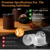 image:imageWhiskey Smoker Kit with Torch Old Fashioned Smoker Kit for Bourbon amp Whiskey  Drink Smoker Set with Wood Chips Gift for Men Dad HusbandFather 1Smoker Kit amp Ice Ball Molds amp GlassesWood Grain