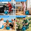image:imageCar Wash Bucket 32 Gallon Collapsible Bucket for Cleaning Fishing Bucket with Handle for Car Washing Traveling Beach Portable Wash Basin for Cleaning Supplies RV Essentials and Outdoor CampingBlue