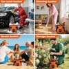 image:imageCar Wash Bucket 32 Gallon Collapsible Bucket for Cleaning Fishing Bucket with Handle for Car Washing Traveling Beach Portable Wash Basin for Cleaning Supplies RV Essentials and Outdoor CampingOrange