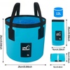 image:imageCar Wash Bucket 32 Gallon Collapsible Bucket for Cleaning Fishing Bucket with Handle for Car Washing Traveling Beach Portable Wash Basin for Cleaning Supplies RV Essentials and Outdoor CampingBlue