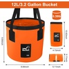 image:imageCollapsible Bucket with Handle 32 Gallon Foldable Car Wash Bucket Cleaning Bucket for Fishing Camping Gardening Storage Portable Wash Basin for RV Household Essentials amp Outdoor SuppliesOrange