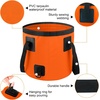 image:imageCollapsible Bucket with Handle 32 Gallon Foldable Car Wash Bucket Cleaning Bucket for Fishing Camping Gardening Storage Portable Wash Basin for RV Household Essentials amp Outdoor SuppliesOrange