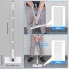 image:imageSnap Grip Mini Mop with 6 Washable Pads Lazy Dry Wet Mops Household Items for Wall Window Ceiling Dust Mop with 47 Handle ZeroTouch Flat Floor Mops for Floor Cleaning for Home Kitchen Bathroom47 Inch