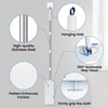 image:imageSnap Grip Mini Mop with 6 Washable Pads Lazy Dry Wet Mops Household Items for Wall Window Ceiling Dust Mop with 47 Handle ZeroTouch Flat Floor Mops for Floor Cleaning for Home Kitchen Bathroom47 Inch