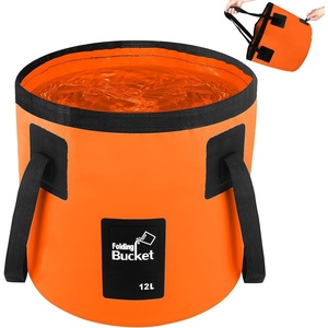 image:imageCollapsible Bucket with Handle 32 Gallon Foldable Car Wash Bucket Cleaning Bucket for Fishing Camping Gardening Storage Portable Wash Basin for RV Household Essentials amp Outdoor SuppliesOrange
