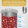 image:imageClear Ice Cube Maker  25 Round Ball  Stainless Steel Clear Ice Cube Molds  Sphere Mold amp Christmas Gift for Cocktails Drinks amp Bourbon Whiskey Gifts for Men Women Dad2 PacksChristmas Snowflake Design